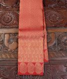 Red Handwoven Kanjivaram Silk Saree T4181461