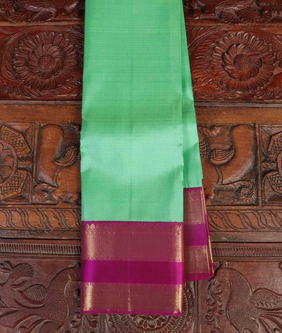Green Handwoven Kanjivaram Silk Saree T436387-image