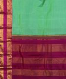 Green Handwoven Kanjivaram Silk Saree T4363874