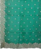 Green Kora Organza Embroidery Saree T4327664