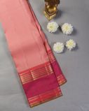 Pink Handwoven Kanjivaram Silk Saree T4416981
