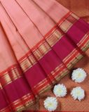 Pink Handwoven Kanjivaram Silk Saree T4416984