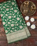 Green Banaras Silk Saree T4252271