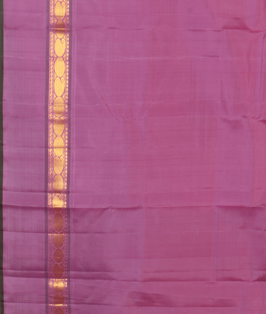 Cream Handwoven Kanjivaram Silk Saree T4375583