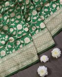 Green Banaras Silk Saree T4252272