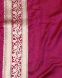 Purple Banaras Silk Saree T4271413