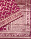 Purple Banaras Silk Saree T4271414