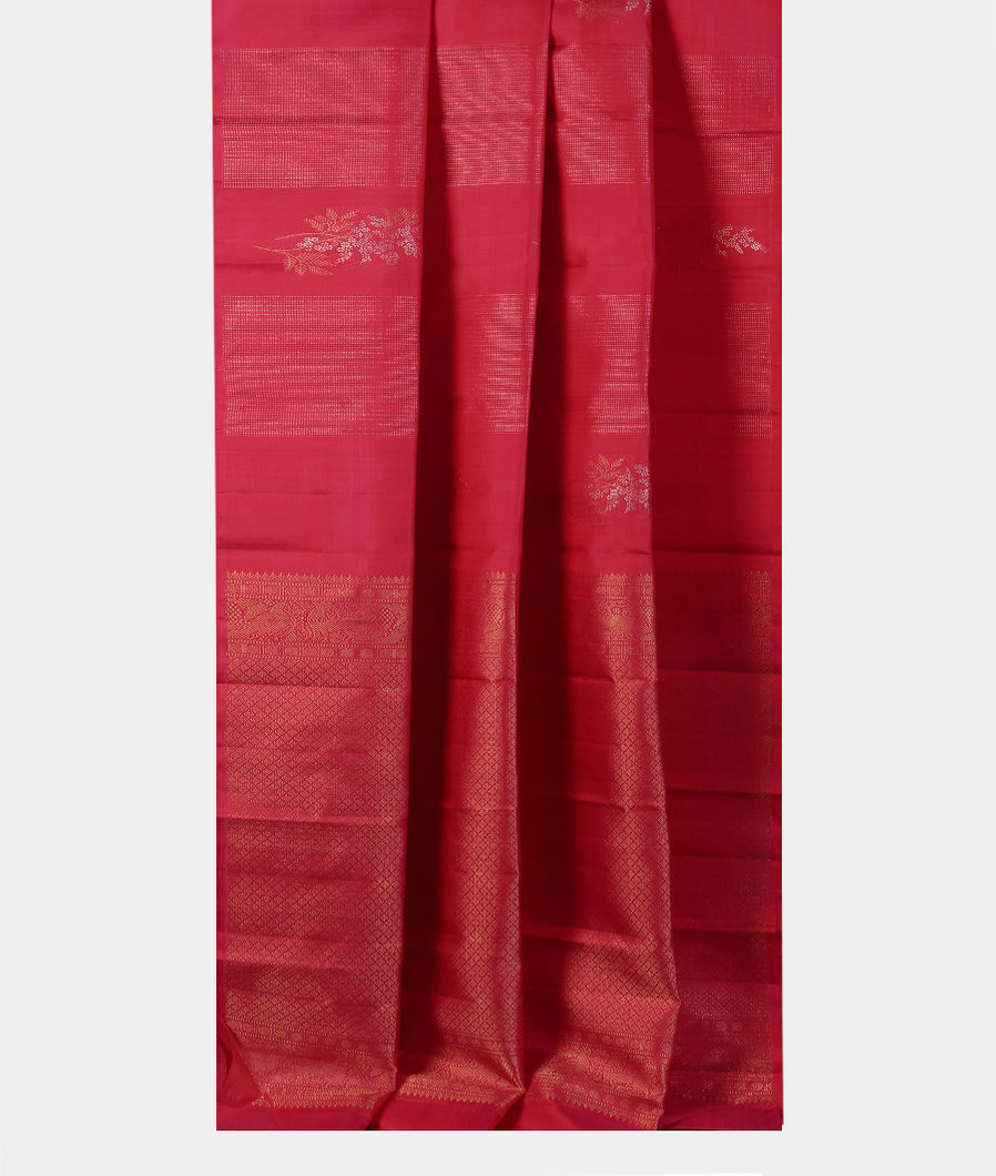 Magenta Handwoven Kanjivaram Silk Saree T4180782