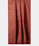 Dark Pink Handwoven Kanjivaram Silk Saree T4181422