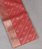 Reddish Pink Banaras Cotton Saree T4415611