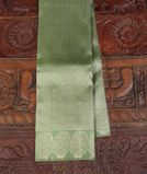 Green Handwoven Kanjivaram Silk Saree T3698421