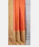 Pink and Yellow Handwoven Kanjivaram Silk Saree T808752