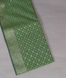 Green Banaras Cotton Saree T4415861