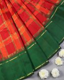 Multicolour Handwoven Kanjivaram Silk Saree T4384302