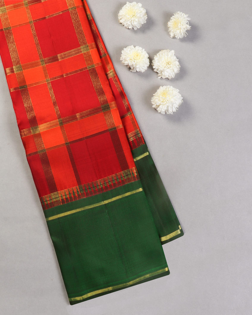 Multicolour Handwoven Kanjivaram Silk Saree T438430-image
