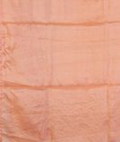 Peach Tussar Embroidery Saree T4180193