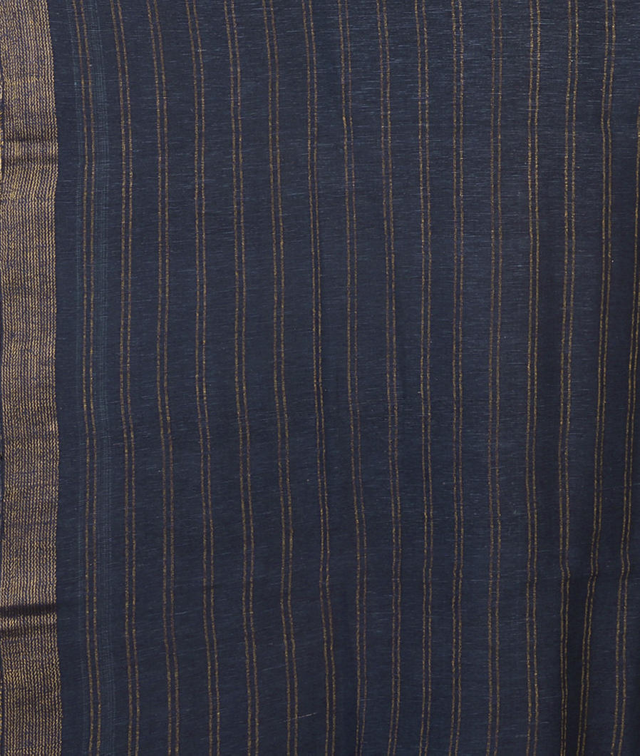 Blue Woven Tussar Saree T4310343