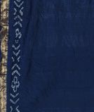 Blue Bandhani Gajji Silk Saree T4387243