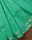 Green Handwoven Kanjivaram Silk Saree T4362902