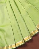 Light Green Handwoven Kanjivaram Silk Saree T4418542