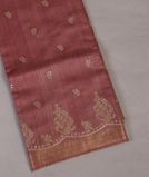 Pink Tissue Tussar Embroidery Saree T4230011