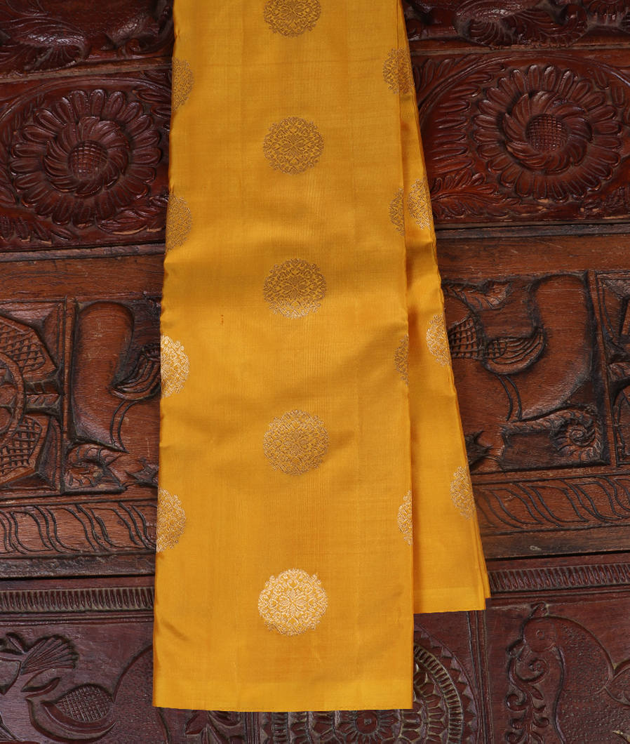 Yellow Handwoven Kanjivaram Silk Saree T429810-image