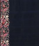 Midnight Blue Kora Organza Embroidery Saree T4305223