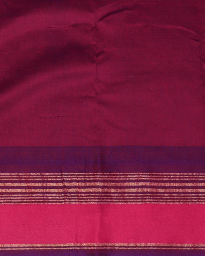 White Printed Soft Silk Saree T4444503