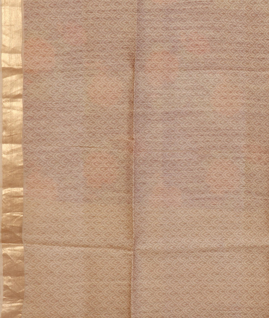 Purple Tussar Printed Saree T4430953