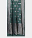 Greenish Blue Banaras Kathan Silk Saree T3964502