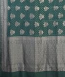 Greenish Blue Banaras Kathan Silk Saree T3964504