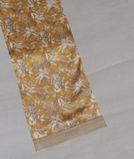 Yellow Soft Printed Cotton Saree T3550361
