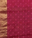 Reddish Pink Silk Kota Embroidery Saree T4115383