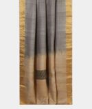 Grey Tussar Embroidery Saree T2834792
