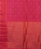 Magenta Handwoven Kanjivaram Silk Saree T4258524