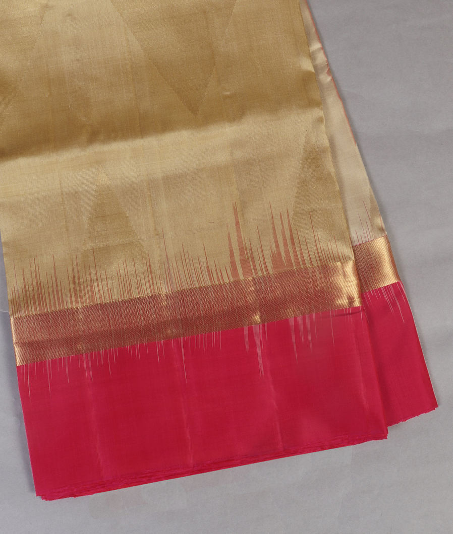 Beige And Cream Soft Silk Saree T442612-image