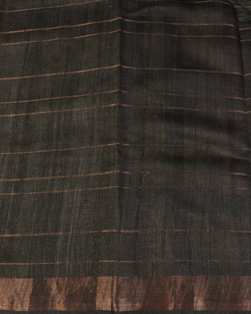 Multicolour Tussar Printed Saree T4442443