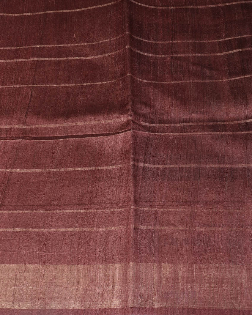 Multicolour Tussar Printed Saree T4442413