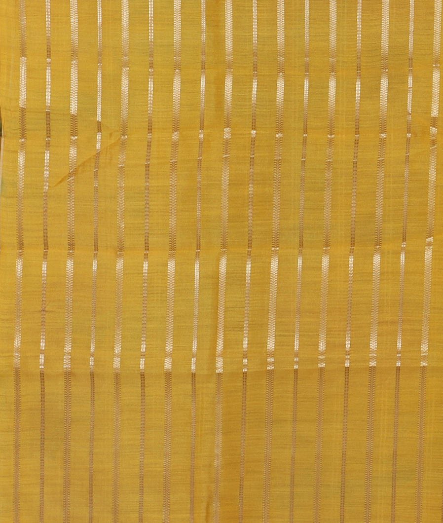 Yellow Kora Organza Printed Saree T4420763