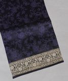 Blue Kora Organza Embroidery Saree T4328071