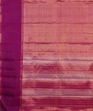 Purple Pink Handwoven Kanjivaram Silk Saree T4375684