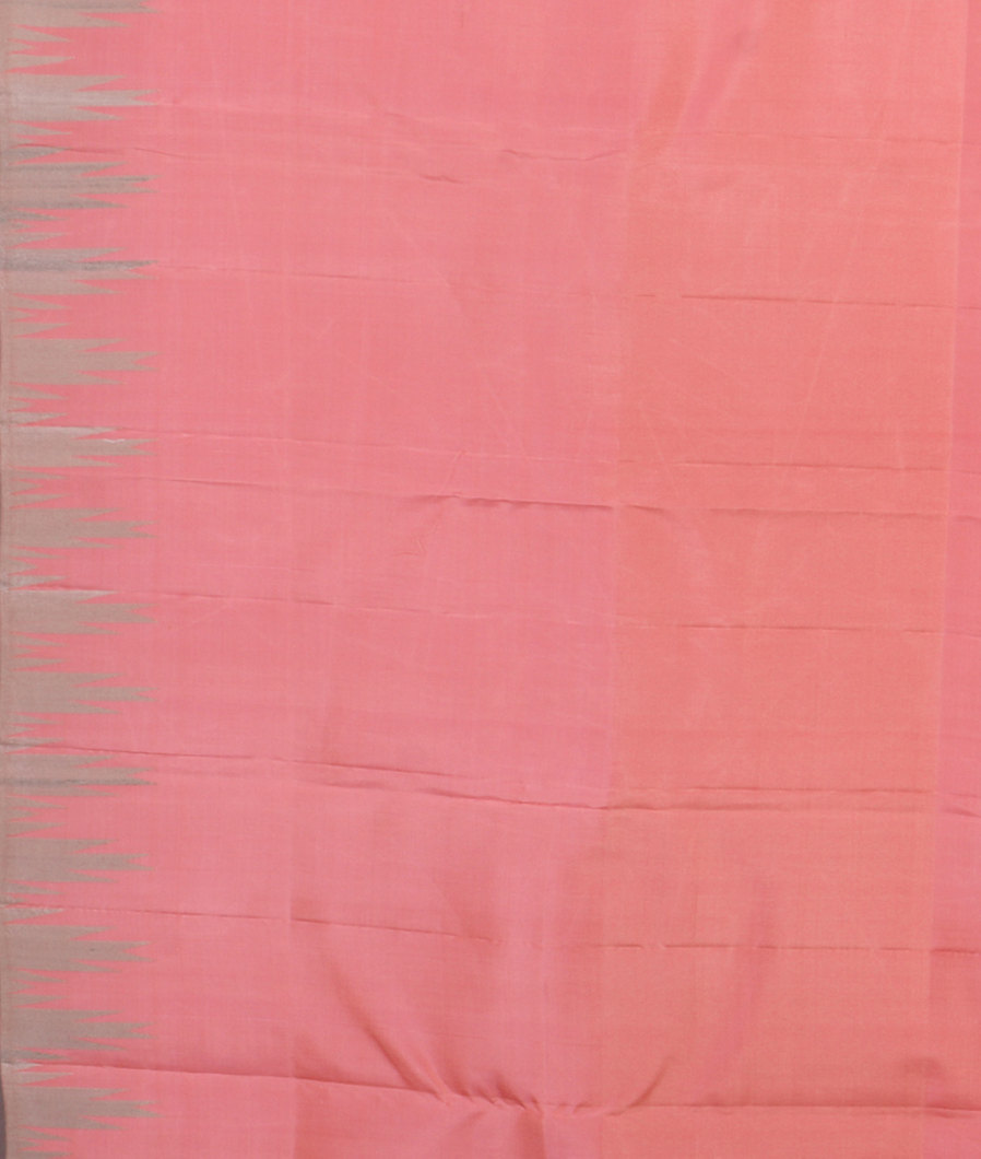 Pink Handwoven Kanjivaram Silk Saree T4418593