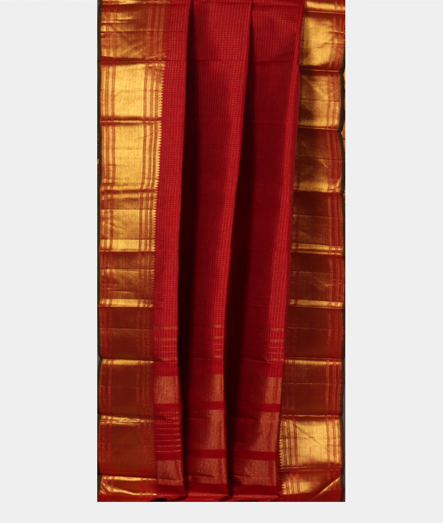 Maroon Handwoven Kanjivaram Silk Saree T4266552