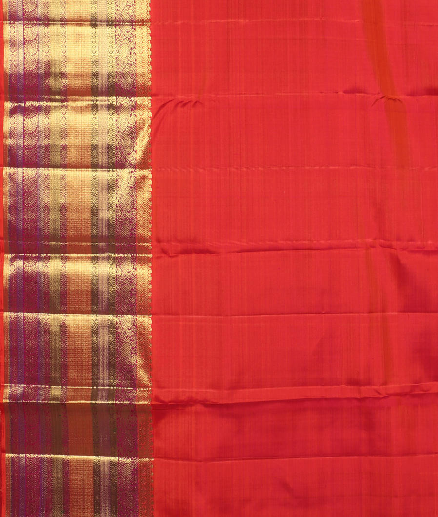 Green Handwoven Kanjivaram Silk Saree T4308253