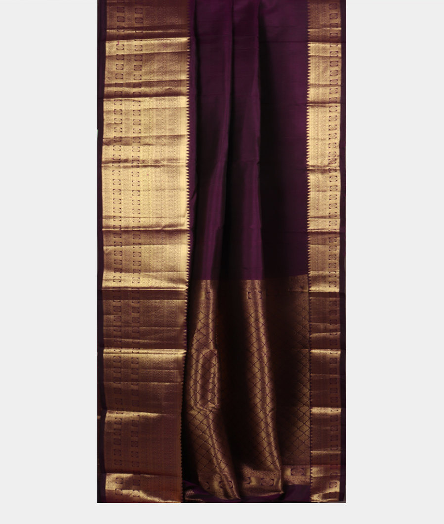Purple Soft Silk Saree T4453452