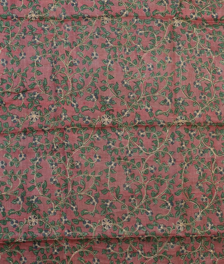 Green Woven Tussar Saree T4454923