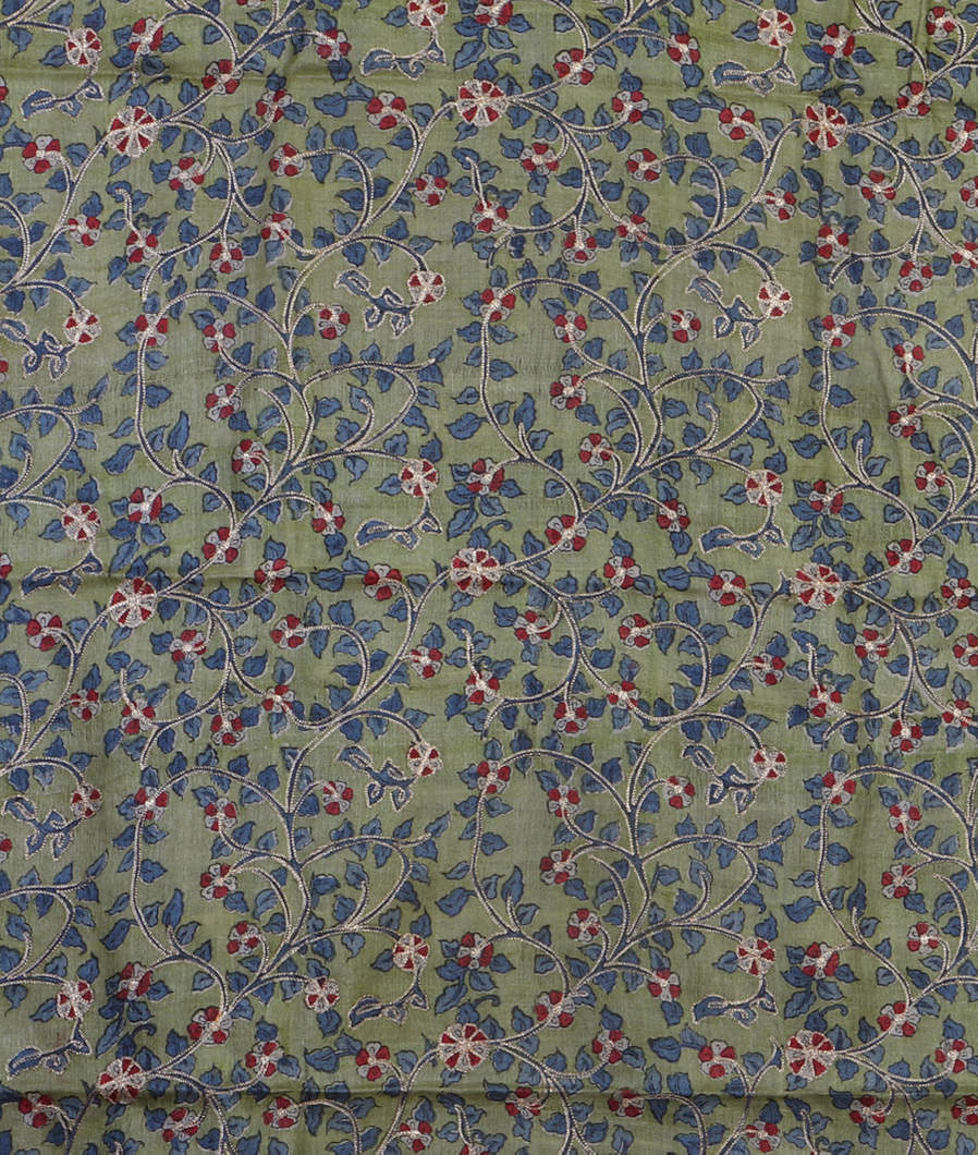 Blue Woven Tussar Saree T4454903