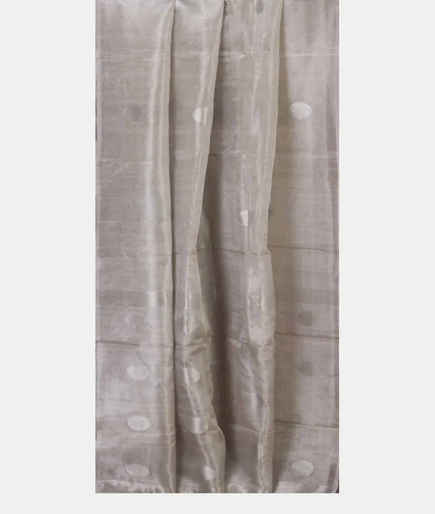 Silver Tissue Kota Saree T4376943
