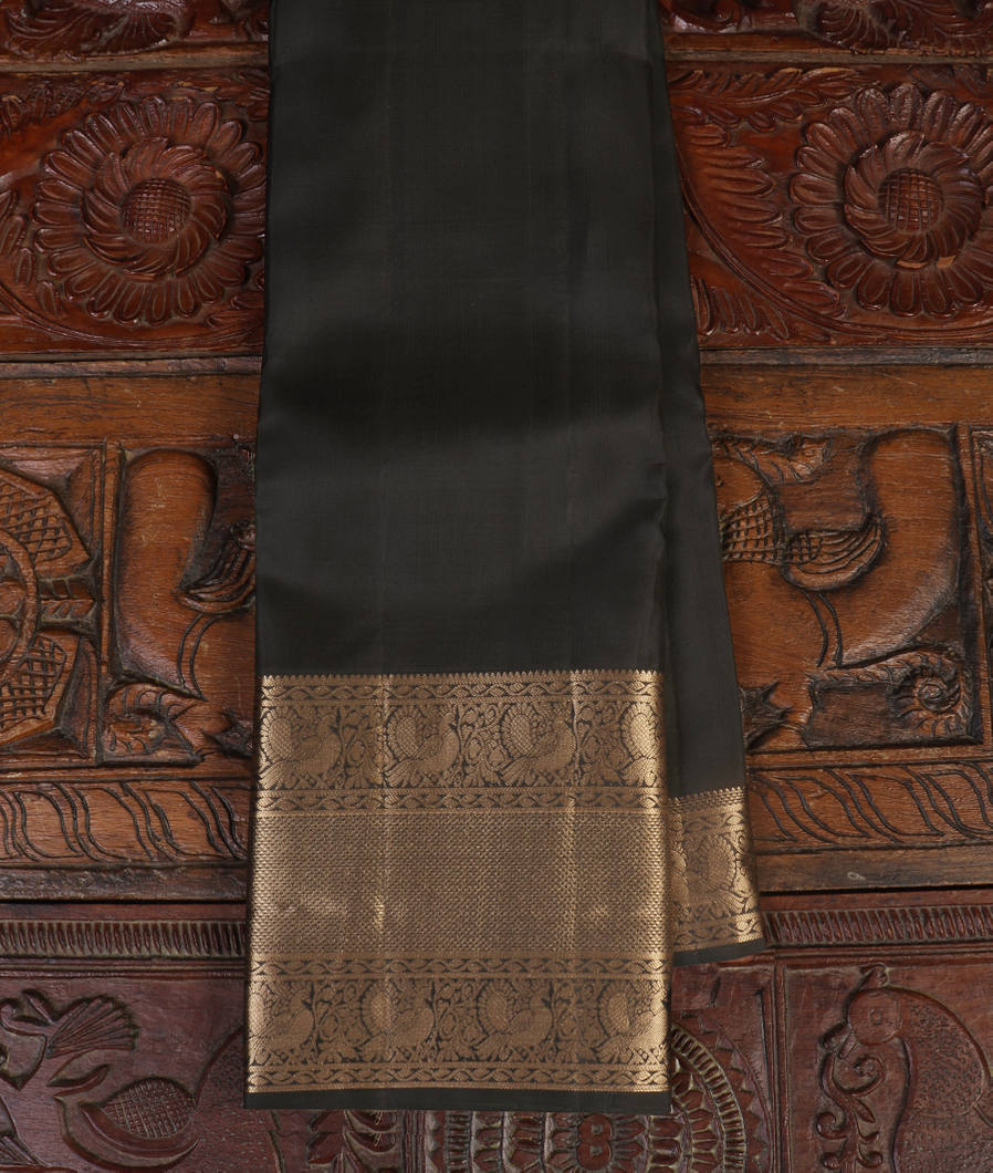 Black Soft Silk Saree T445384-image