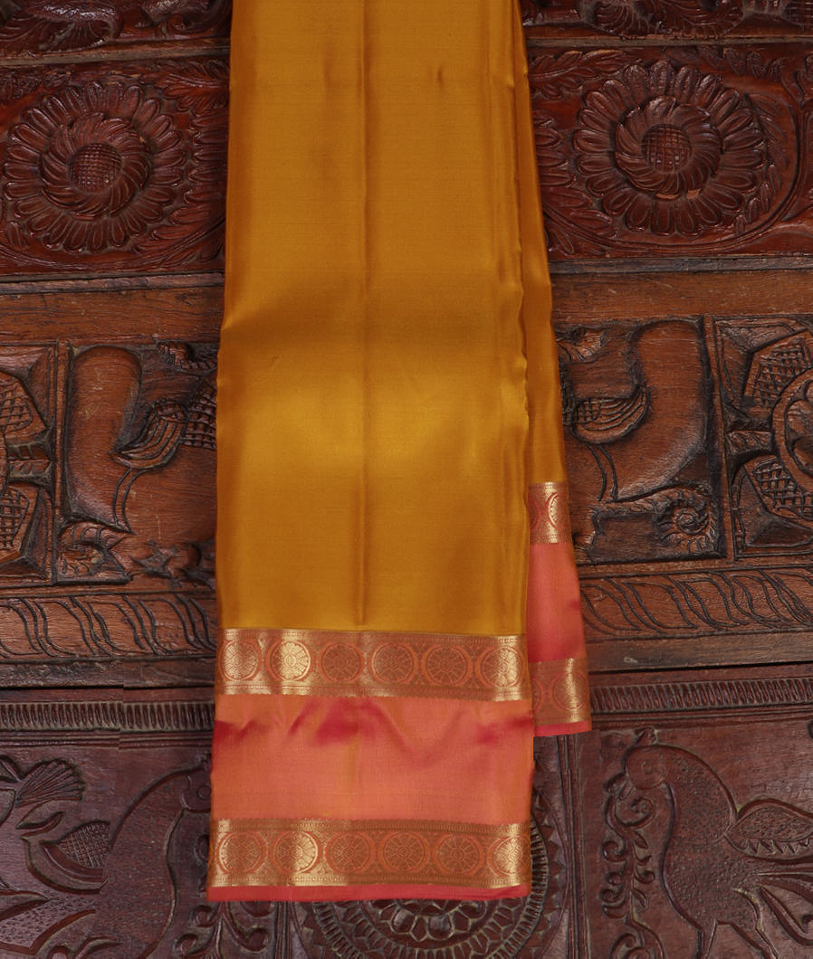 Yellow Soft Silk Saree T444026-image